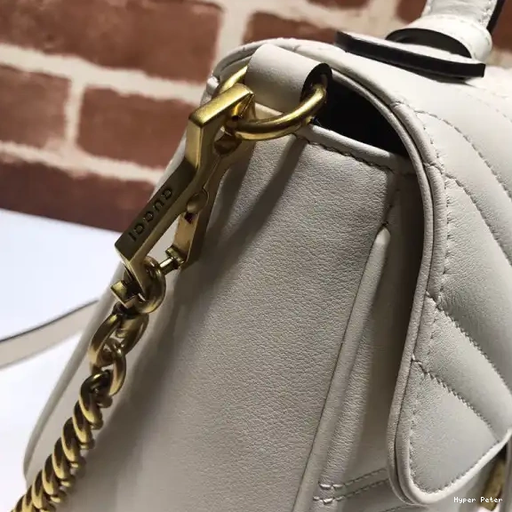 Hyper Peter Small Handle Top Bag GG Marmont GUCCI 0521